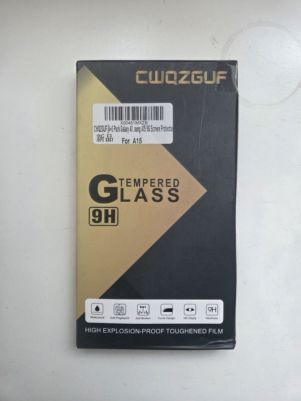 Tempered Glass Screen Protectors for Samsung A15